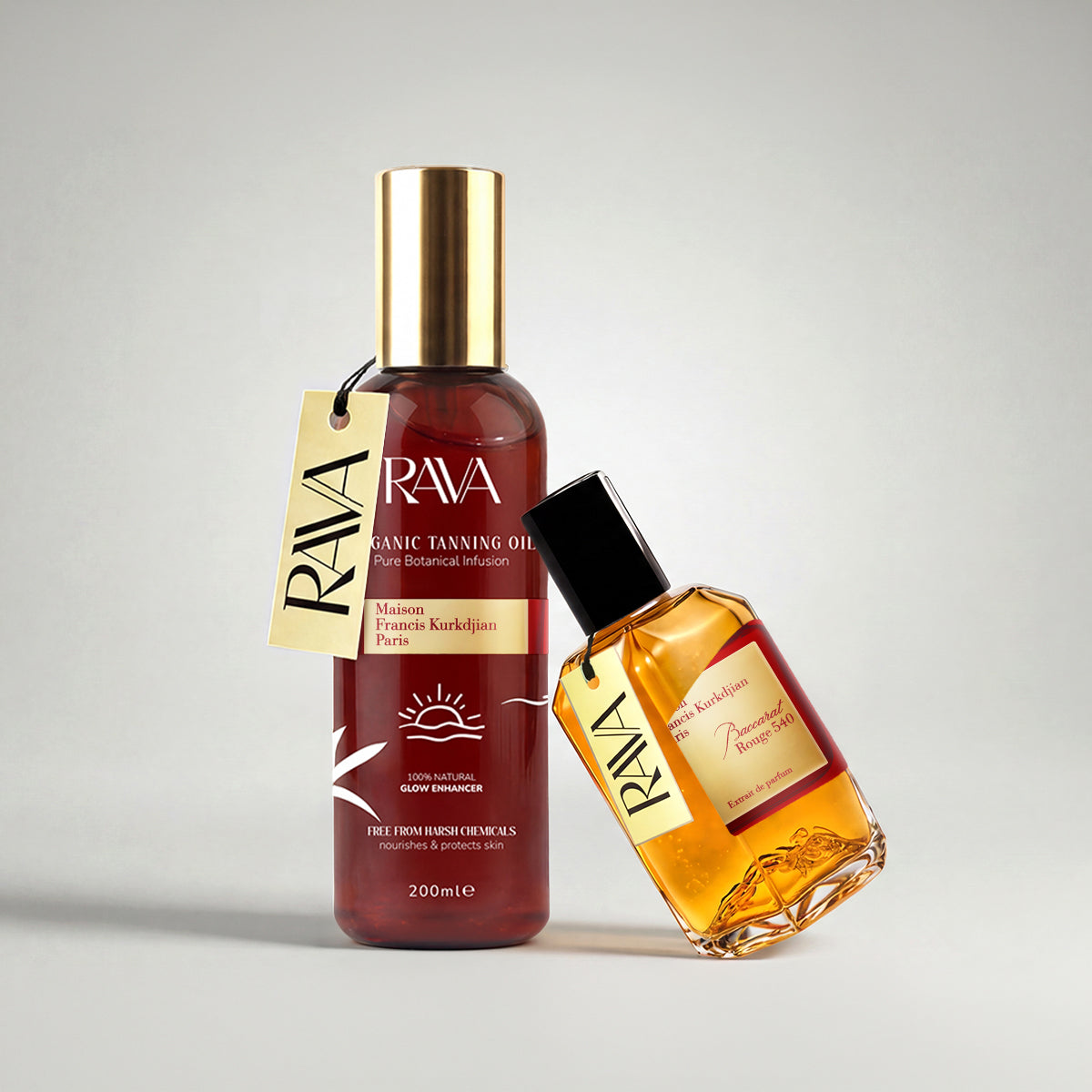 Baccarat Rouge 540 - Tanning Oil & Perfume Bundle